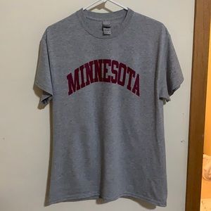 grey minnesota tee
